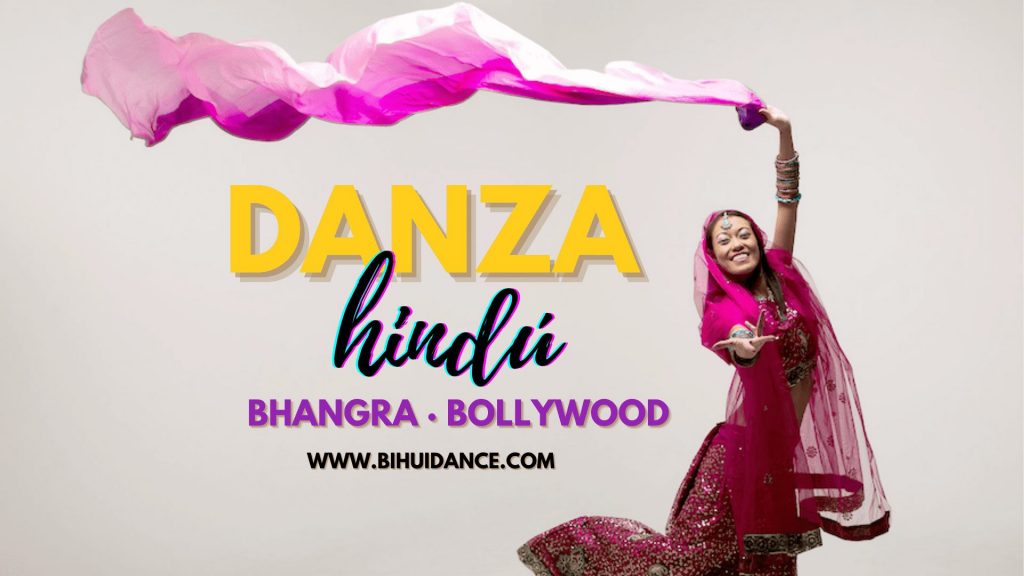 Clases de danza hindú Bhangra Bollywood _ Bailarina de danza